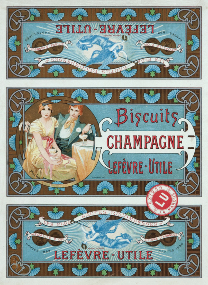 Biscuits Champagne LefévreUtile Alfons Mucha (18601939) 1. Art