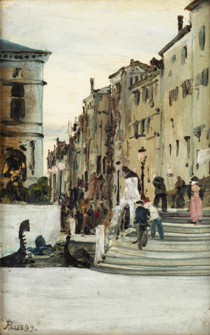 Venezia kafé Baur Adolf Liebscher (18571919) 1. Art Consulting